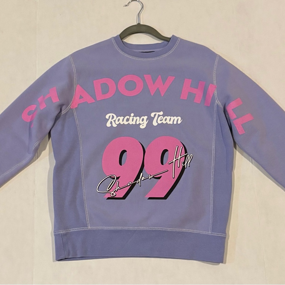 Shadow Hill Purple Grape Crewneck Racing Sweater